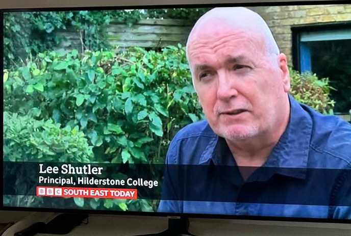 Hilderstone College on the BBC