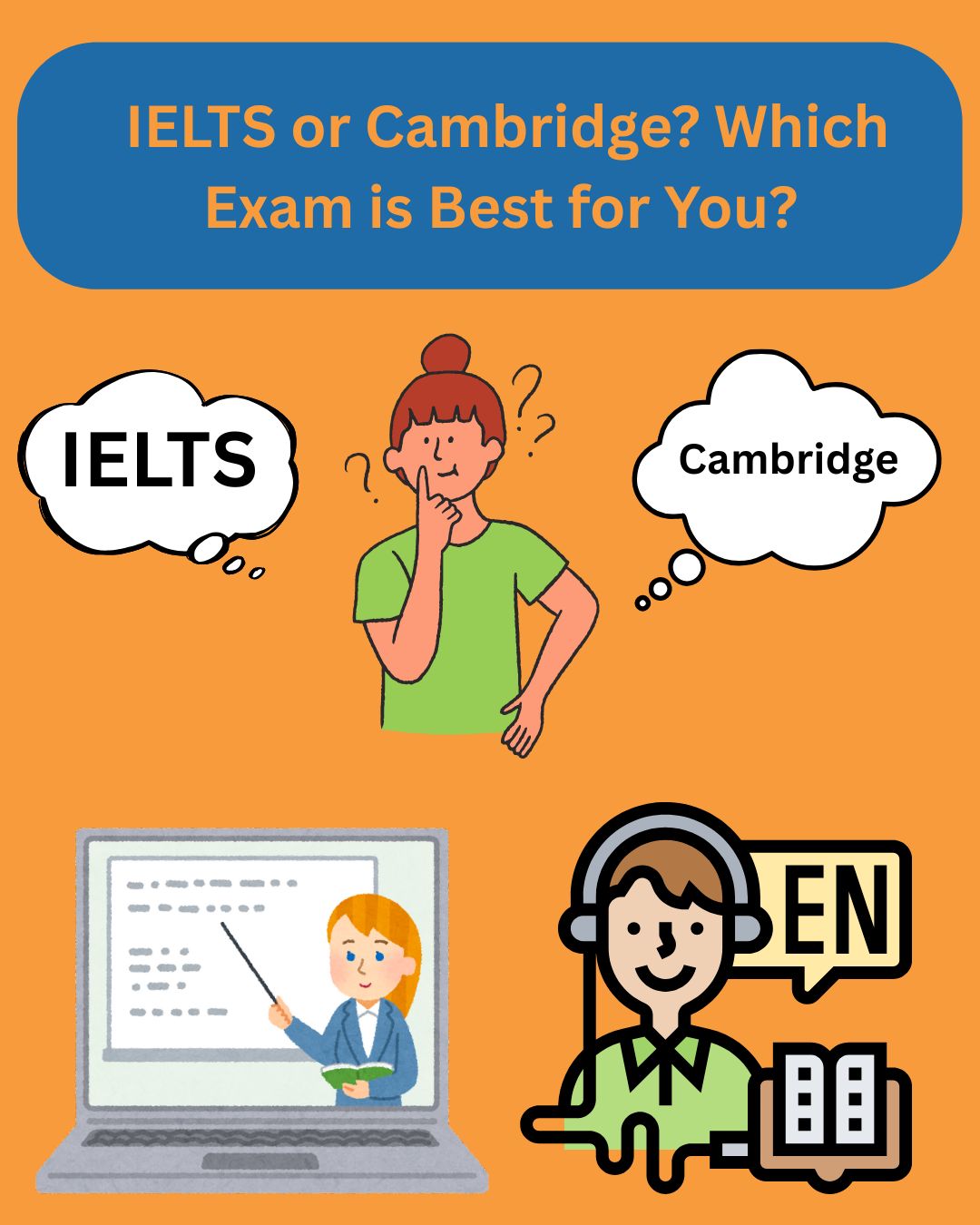 IELTS or Cambridge? Which Exam is Best for You?